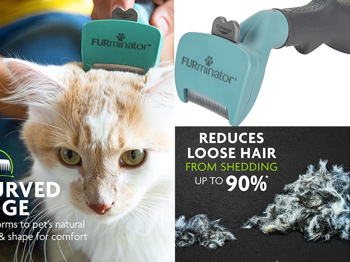 FURminator De-Shedding Tool for Short-Hair Cats